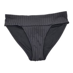 Aerie Real Good. Ribbed Bikini Bottom UPF 50 High-Cut Cheeky Fit Women's Size XS